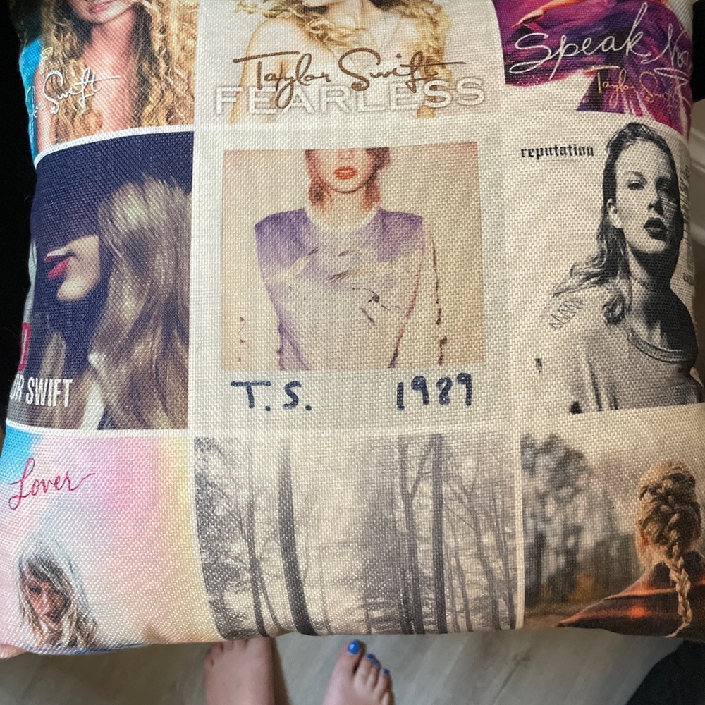 Taylor Swift Album Cover Pillow